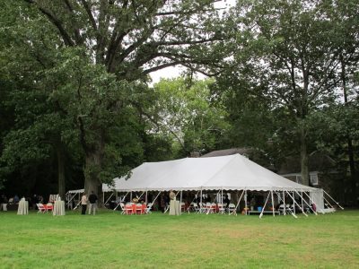 WVWA Wissahickon Valley Watershed tent rental 40x80 pole tent