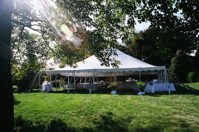 backyard wedding tent rental 40x pole tent