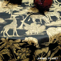 Animal Planet pattern linen