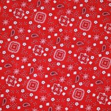 Bandana Red theme linen