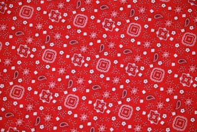 Bandana Red theme linen