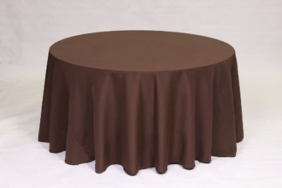 Solid Chocolate Poly linen