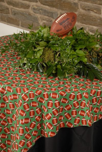 Football themed linen