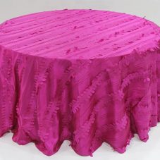 Fuschia Cascade linen