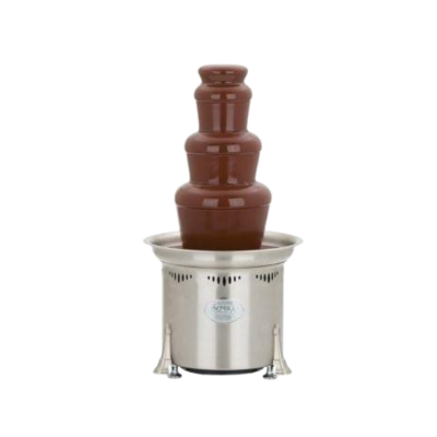 A medium-sized chocolate fountain.