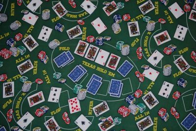 Poker themed party Linen