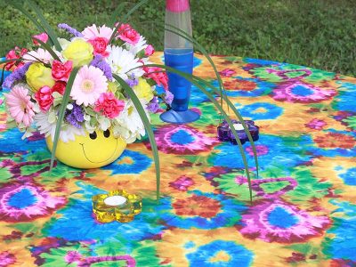 Tie Dye table linen