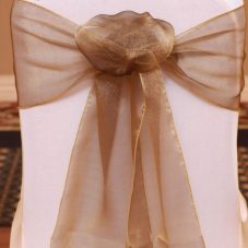 antique gold organza linen rental