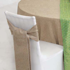 Burlap Sash