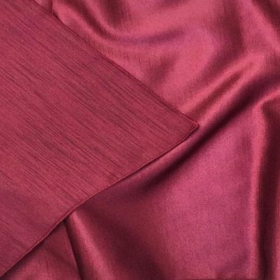 burgundy dupioni linen rental