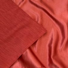 burnt orange dupioni linen rental