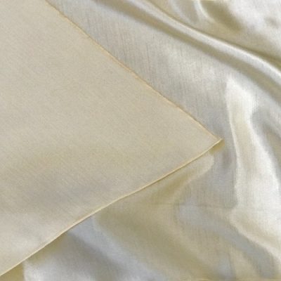 ivory dupioni linen rental