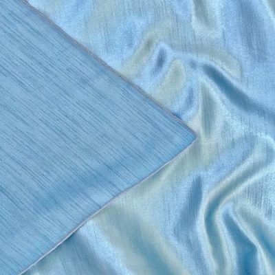 light blue dupioni linen rental