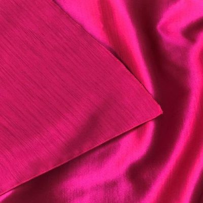 raspberry dupioni linen rental