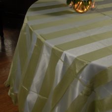 pistachio eternity stripe linen rental