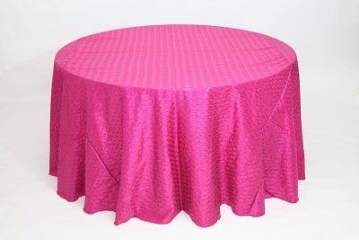 fuschia helix sequin linen rental