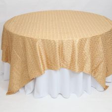 gold helix sequin linen rental