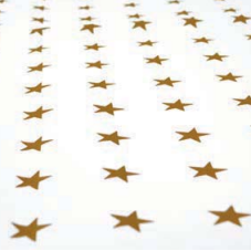 Gold Stars linen