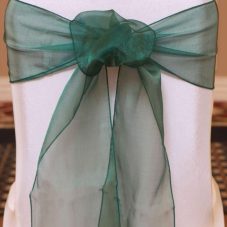 hunter organza linen rental