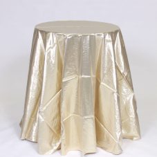 Lame gold linen solid linen rental