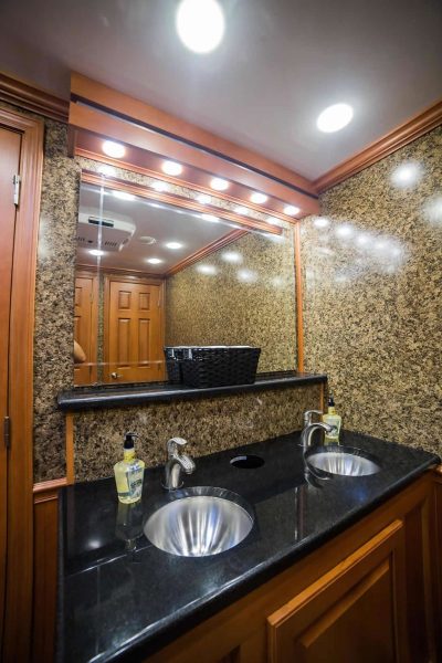 Large Platinum Restroom Trailer Fantastic