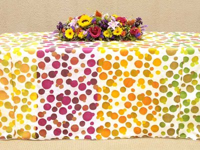 Magic Dots sheer linen