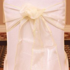 maize organza linen rental