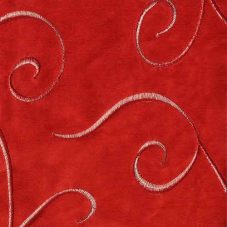 red nova swirl linen rental