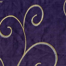 eggplant nova swirl linen rental