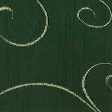 hunter green nova swirl linen rental