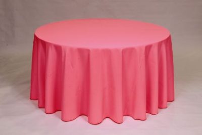 Solid Neon Pink Poly linen