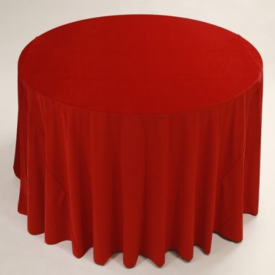 red velvet linen rental