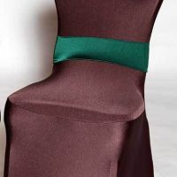 SPANDEX CHAIR COVER CHOCOLATE