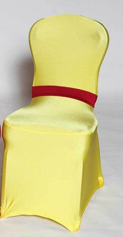 Spandex Chair Cover Lemon