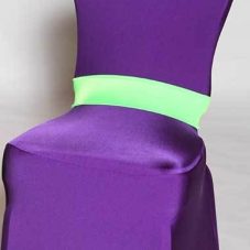 spandex chair cover purple