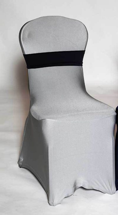 spandex silver chair cover