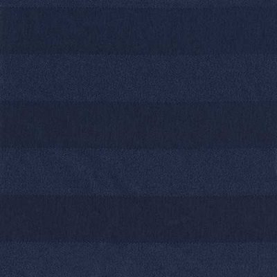 navy blue imperial stripe linen rental