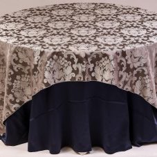 Silver Beethoven Damask