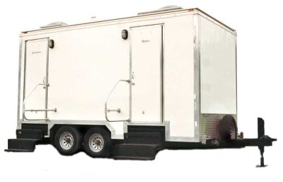 Small Platinum Series Restroom Trailer - Exterior