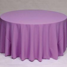 Solid Violet Poly linen