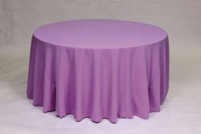 Solid Violet Poly linen