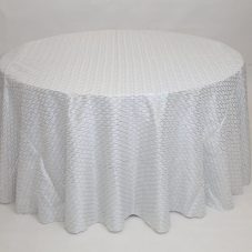 white helix sequin linen rental