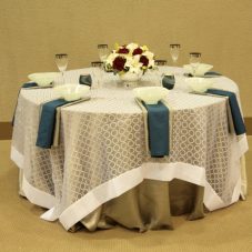 White Ringlets sheer linen