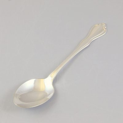 chateau serving spoon silver 8 in