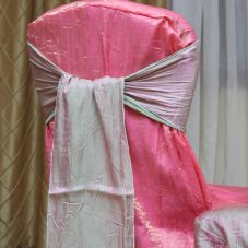crush hot pink chair cover