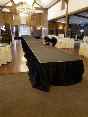 runway stage portable rental