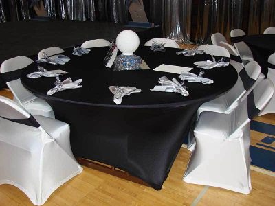 spandex chair cover white rental chair setup