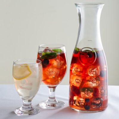 glass wine carafe for juice