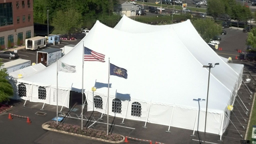 100' x 260' Wide Pole Tent » A to Z Party Rental, PA