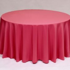 Hot Pink Poly solid linen